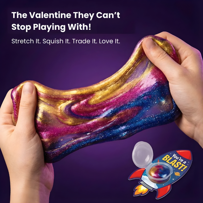 LoveOrbit™ Galaxy Slime Valentines Pack